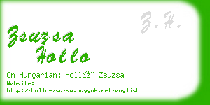 zsuzsa hollo business card